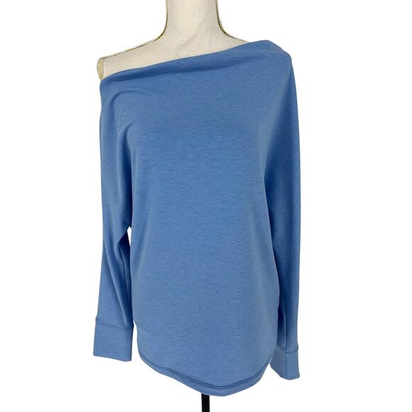 Lilly Pulitzer Sheera Off-Shoulder Top in Blue - Picture 3 of 9